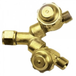 Y Connection Valve, Oxygen, Inlet/Outlet 9/16"