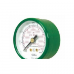 1.5" Dual Scale Gauge, 0-100 PSI, Green, Clamshell