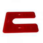 Interlocking Shims, 3 x 4 x 1/8", Red_noscript