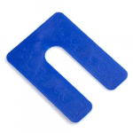 Non-Interlocking Shims, 3 x 4 x 1/16", Blue_noscript