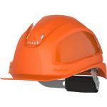 XP450A Non-Vented Short Brim Hard Hat, Orange_noscript