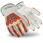 Chrome SLT Cut Resis Glove Leather White/Orange M_noscript