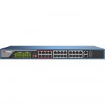 24-Port PoE-Compliant Managed Network Switch