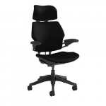 Freedom Task Chair With Headrest, Black_noscript