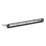 Zinc Alloy Rear Cable Management Bar,24 Ports_noscript