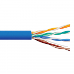 350Mhz Bulk Cable with Solid Wire, Blue