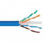 600Mhz Bulk Cable with Solid Wire, Blue