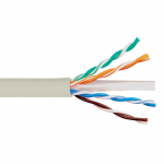 600Mhz Bulk Cable with Solid Wire, White_noscript