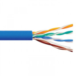 350Mhz CAT5e Bulk Cable with 24 AWG, Blue
