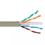 600MHz Bulk Cable with Solid Wire, CMR Jacket, Grey