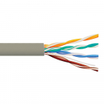 500Mhz Bulk Cable with Solid Wire, CMR Jacket, Grey