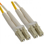LC Duplex Fiber Optic Patch Cable, 1M