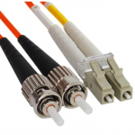 LC-ST Multimode 62.5/125 Fiber Optic Patch Cable, 5M