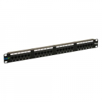 CAT5e Patch Panel with 24 Ports and 1 RMS