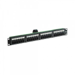 Voice 6P2C Patch Panel with Male Telco in 24 Ports