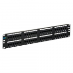 CAT6 Patch Panel with 48 Ports and 2 RMS