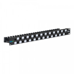 CAT6A UTP Patch Panel with 24 Ports and 1 RMS