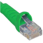 CAT5e Molded Boot Patch Cord, 7' Green