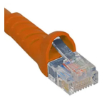 CAT6 Molded Boot Patch Cord, 14' Orange