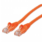 Network Cable, Cat6, UTP 1.5 ft., Orange