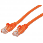 Network Cable, Cat6, UTP 10 ft., Orange