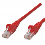 Network Cable, Cat5e, UTP 1.5 ft., Red