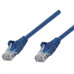 Network Cable, Cat5e, UTP 0.5 ft., Blue