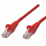 Network Cable, Cat6, UTP 0.5 ft., Red