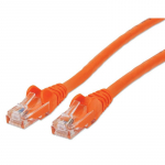 Network Cable, Cat6, UTP 0.5 ft., Orange
