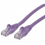 Network Cable, Cat6, UTP 100 ft., Purple
