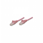 Network Cable, Cat5e, UTP 1.5 ft., Pink