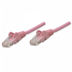 Network Cable, Cat5e, UTP 14 ft., Pink