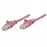 Network Cable, Cat5e, UTP 25 ft., Pink