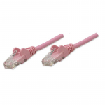 Network Cable, Cat5e, UTP 50 ft., Pink
