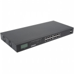 16-Port Ethernet POE, Switch, Ports, LCD Screen