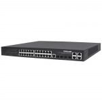 24-Port Ethernet POE Web-Managed Switch, 4 T/SFP_noscript