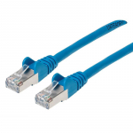 Cat6a S/FTP Patch Cable, 14 ft., Blue