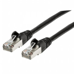 Cat6a S/FTP Patch Cable, 7 ft., Black