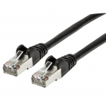 Cat6a S/FTP Patch Cable, 10 ft., Black