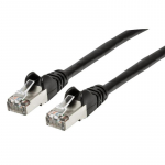 Cat6a S/FTP Patch Cable, 25 ft., Black