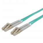 Fiber Optic Patch Cable, Duplex, Multimode, Aqua_noscript