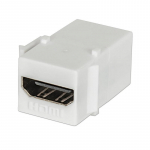 HDMI Inline Coupler, Keystone Type, White_noscript