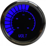 LED Analog Bargraph Voltmeter 12-16 Volt, Blue_noscript