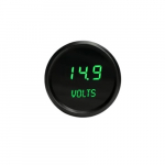 Digital Voltmeter 2-1/16", 7 to 25.5V, Green LED