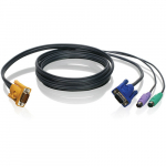 10" PS/2 & VGA Bonded KVM Cable