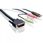 6" Dual-Link DVI KVM Cable