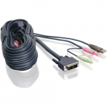 16" DVI-D Single Link USB KVM Cable_noscript