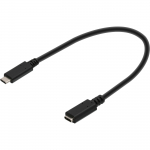 USB Type-C Male to Female Adapter, 1"