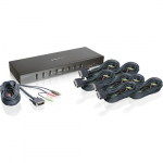 8-Port Dual Link DVI KVMP Switch Kit