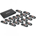 16-Port USB HDMI KVMP Switch, 16 KVM Cable Sets_noscript